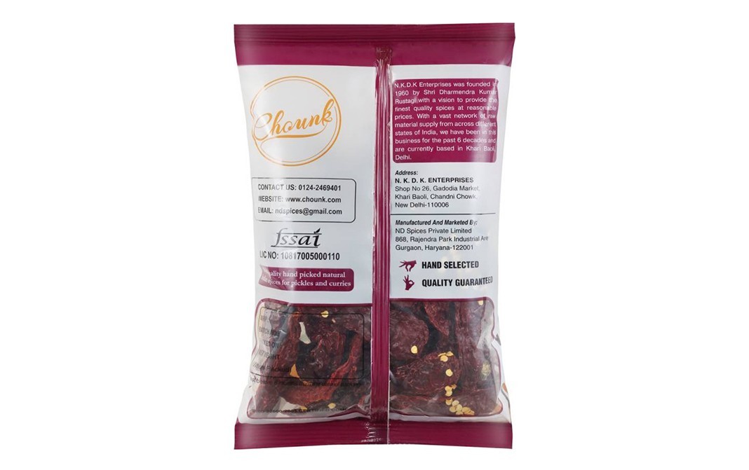 Chounk Kashmir Chilli Whole    Pack  100 grams